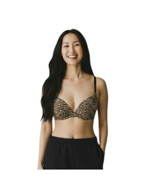 Victoria's Secret PINK 32D Leopard Print Bra